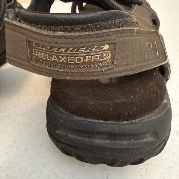 Skechers Relaxed Fit Memory Foam 360 Sandals Brown Men’s Size 10 SN 64487 - Picture 9 of 15